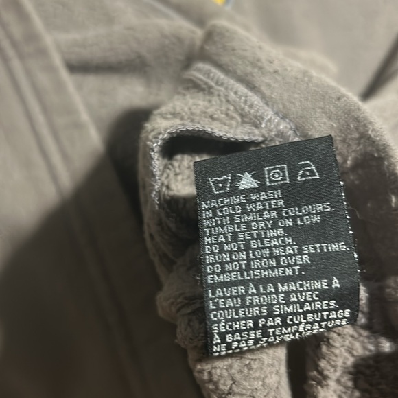 SKI-DOO vintage Y2K Hoodie grey and yellow - Picture 13 of 13